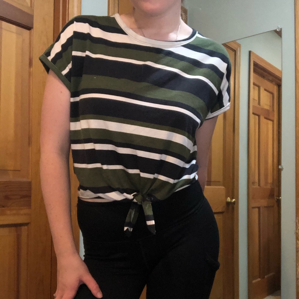 Striped, Preppy, Caution To The Wind Top